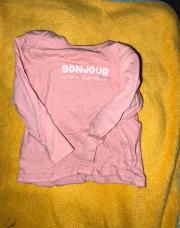 T-shirt rose 
