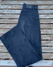 Jean noir taille haute 