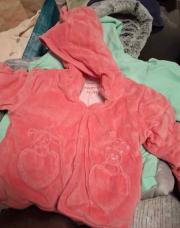 Gilet rose 74cm