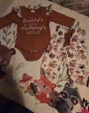 Ensemble sheen fille 3-6m 