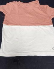 Tshirt corail et beige 98-104