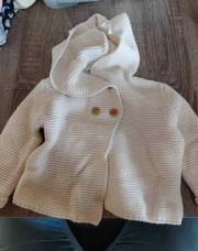 Gilet kiabi 6 mois blanc 