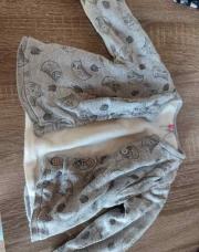 Gilet gris hibou 9 mois