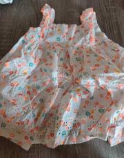 Robe été fleur 74 cm