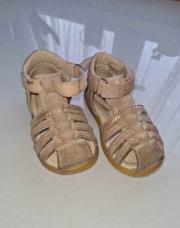 Sandalettes beige brillante Bopy