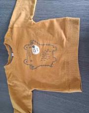 Sweat jaune ourson 62