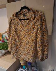 Blouse sheine fleurie jaune 0xl 