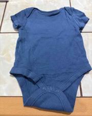 Body bleu marine manches courtes 74cm