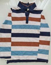Polo à ligne manches longues C et A 122