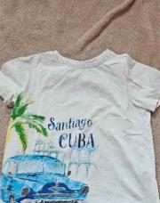 Tshirt blanc Cuba 3 Ans Sergent Major