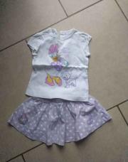 Ensemble jupe+ t-shirt Daisy 18 mois 