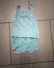 Ensemble débardeur+ short turquoise 3 ans 