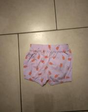 Short mauve 2 ans 