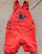 Salopette rouge Lulu Castagnette 2 Ans 