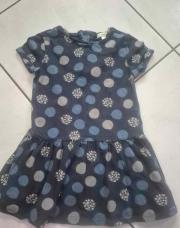 Robe bleu a pois verbaudet 