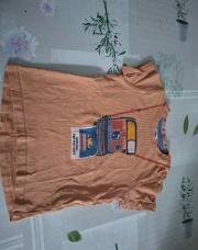 T-shirt orange 2ans photographe 