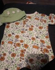 Pyjama 56cm + bonnet