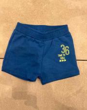 Short bleu 9mois