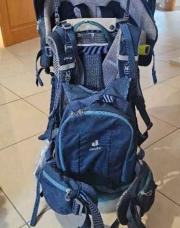 Porte-bébé randonnée Deuter Kid comfort Pro avec sac et habillage de pluie