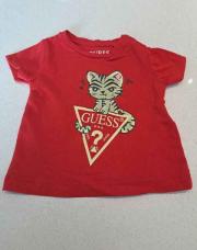 T shirt neuf rouge guess 3 mois