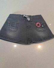 Jupe jeans gris hema 3 mois 