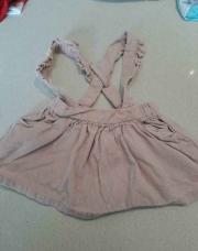 Jupe salopette rose vert baudet 3 mois