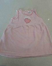 Robe mousseline rose 3 mois 