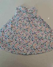 Robe fleurie velour baby club 3 mois 