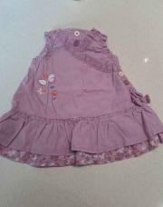 Robe mauve gemo 3 mois