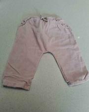 Pantalon velour rose bout'chou 3mois 