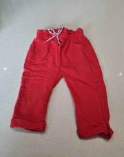 Pantalon rouge tfq 6 mois