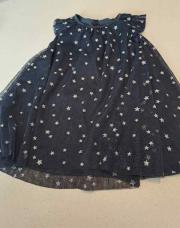 Robe festive étoiles argentées 6 mois 