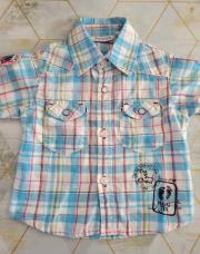 Chemise carreaux T.74 Dodipetto