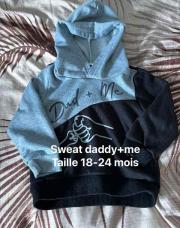 Sweat daddy et me 18-24mois