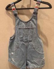 Salopette short en jeans 8 ans 