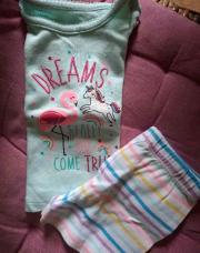 Pyjama licorne bleu 2 pièces taille 68