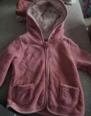 Veste rose doudou  6M