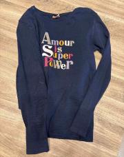 Sweat bleu 