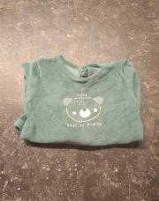 Pyjama ours vert