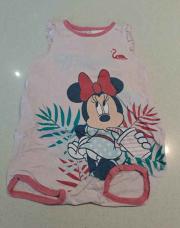 Barboteuse minnie rose 9 mois 