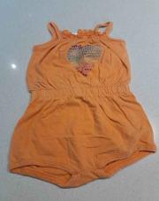 Tunique short orange 9 mois 