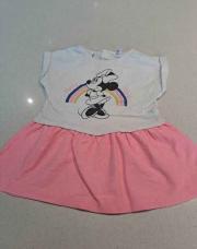 Robe minnie rose blanc 9 mois
