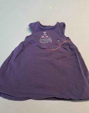 Robe mauve hibou orchestra 9 mois 