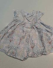 Robe blanc rose grain de blé 9 mois