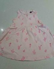 Robe rose cactus kiabi 9 mois