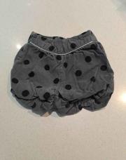 Short pois gris noir 9 mois kiabi