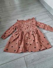 Robe coeurs noirs 5 ans 