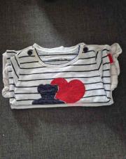 Lot 2 blouses coeur 3m
