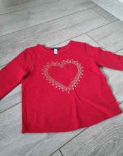 T-shirt longues manches coeur Okaidi 6 ans