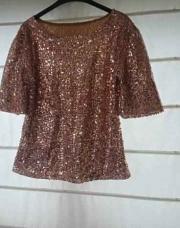 T-shirt paillettes taille 42